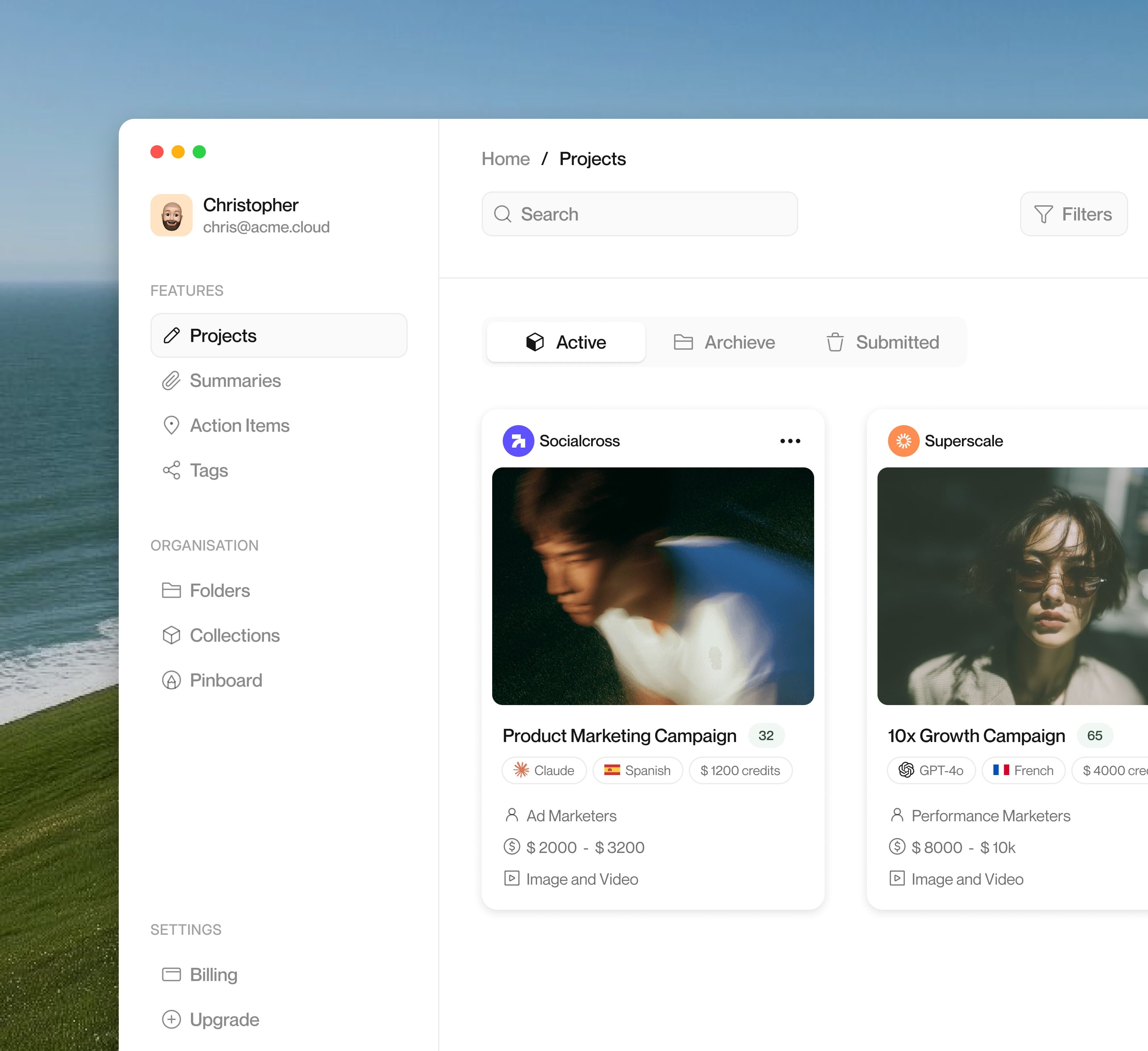 layernote review dashboard